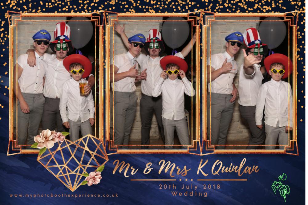 Mr & Mrs K Quinlan | View more photos from the event at gallery.myphotoboothexperience.co.uk/u/MyPhotoBoothExperienceLtd/Mr-Mrs-K-Quinlan